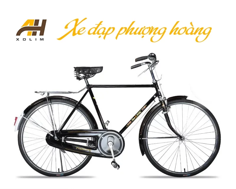 Xe đạp Phượng Hoàng cổ nguyên bản với các chi tiết đặc trưng