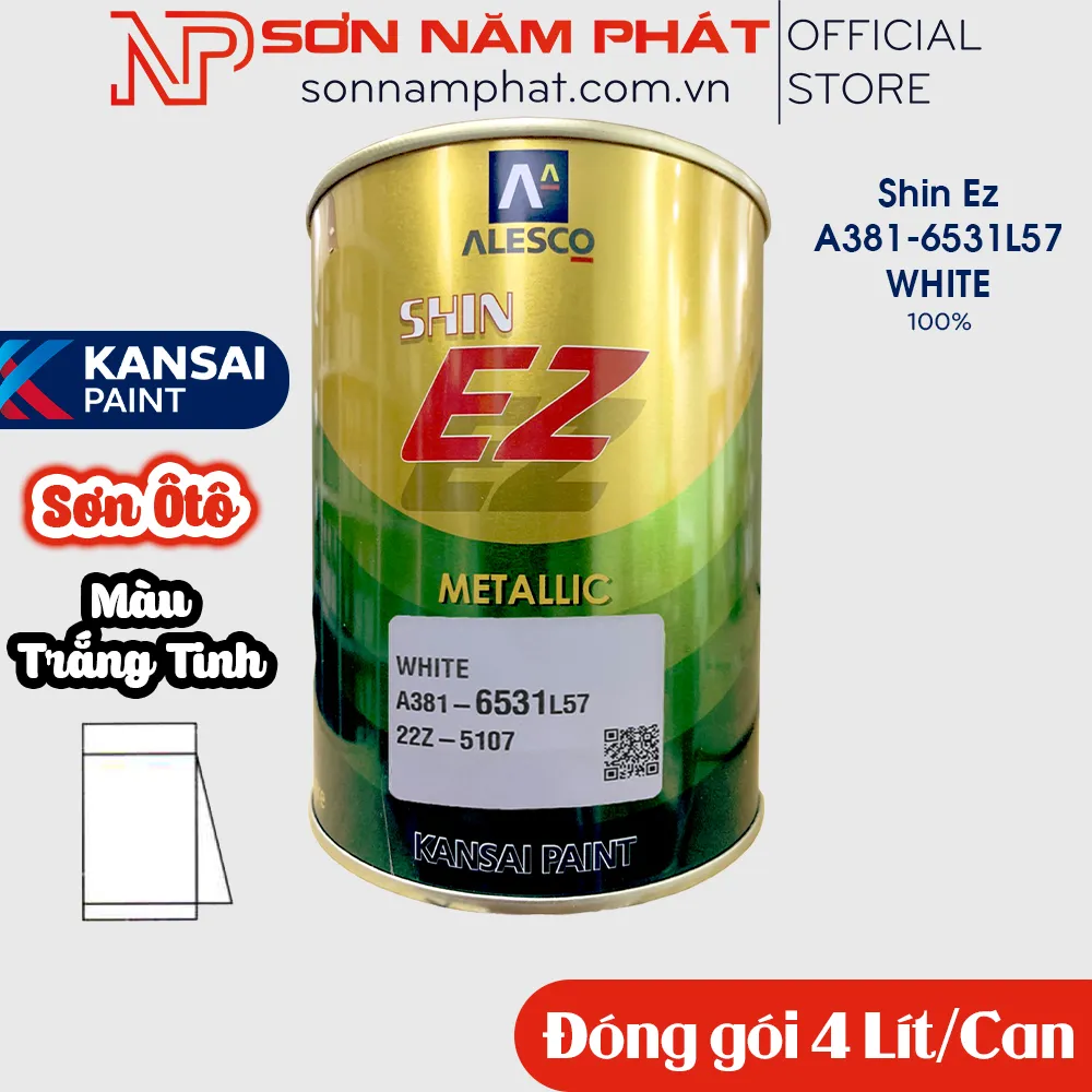 Mẫu sơn Kansai trắng tinh giúp xe tải JAC luôn bóng đẹp bền bỉ dưới mọi thời tiết