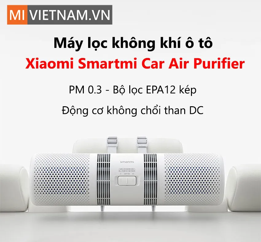 Hàng mới về Máy lọc không khí ô tô Xiaomi Smartmi Car Air