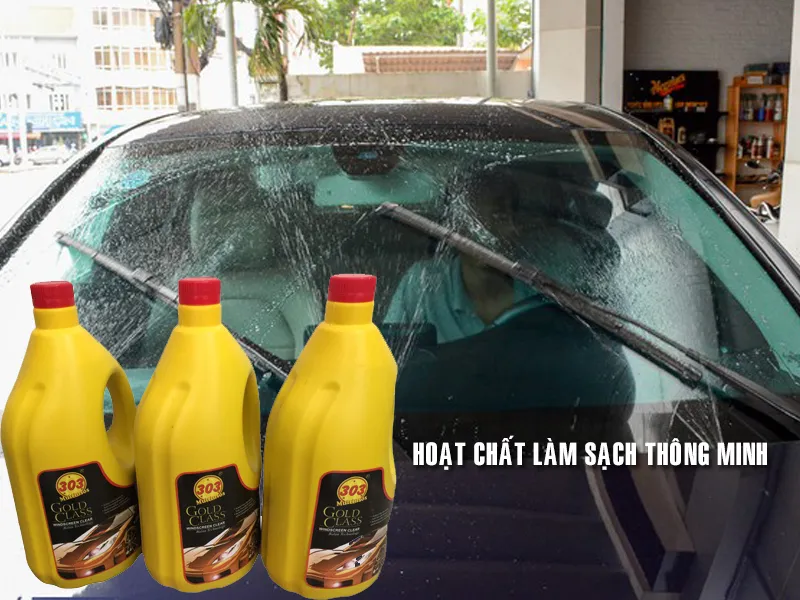 Nước rửa kính ô tô 303 hiệu quả làm sạch vượt trội nhờ công thức hóa chất cốt nhập khẩu từ Đức