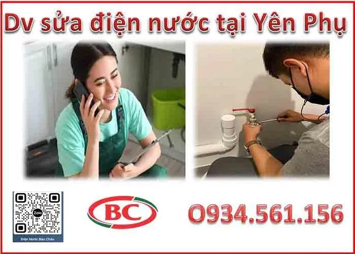 Dịch vụ sửa điện nước ở phường Yên Phụ - Thợ sửa máy bơm đang ở phố An Dương
