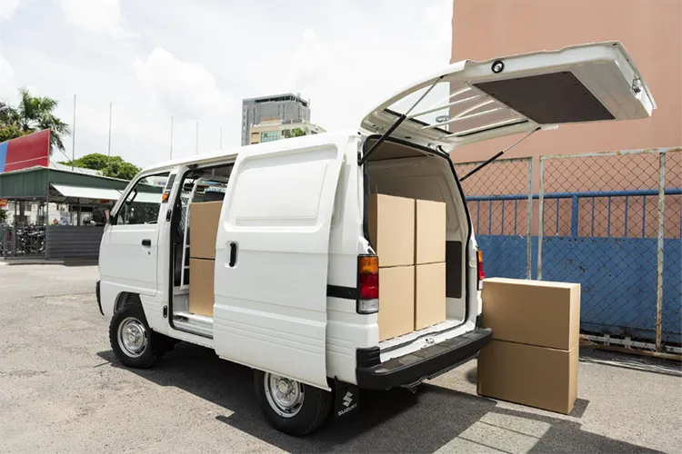 Thùng xe Van 0.5 tấn thiết kế tối ưu diện tích