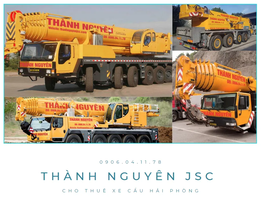Dịch vụ thuê xe cẩu chuyên dụng tải trọng nặng tại Hải Phòng 2026.