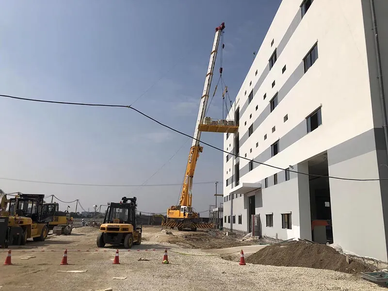 Vận chuyển máy móc an toàn tại KCN Gia Lộc