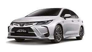 Xe 4 chỗ Toyota Altis đời mới phục vụ khách hàng tại Hà Nội