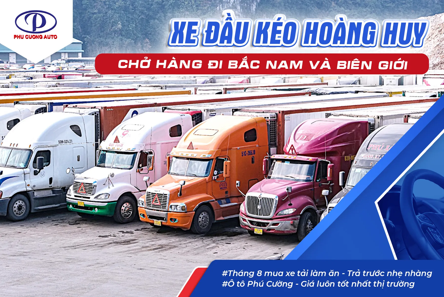 Giá xe đầu kéo Mỹ 2026 tại bãi xe