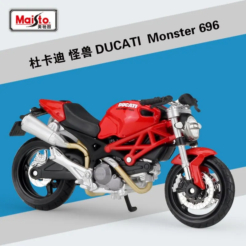 Xe mô hình Ducati Monster 696 1:18 MAISTO