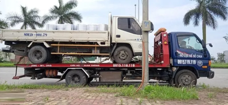 Quy trình cứu hộ ô tô cao tốc Hà Nội - Hải Phòng tại 119