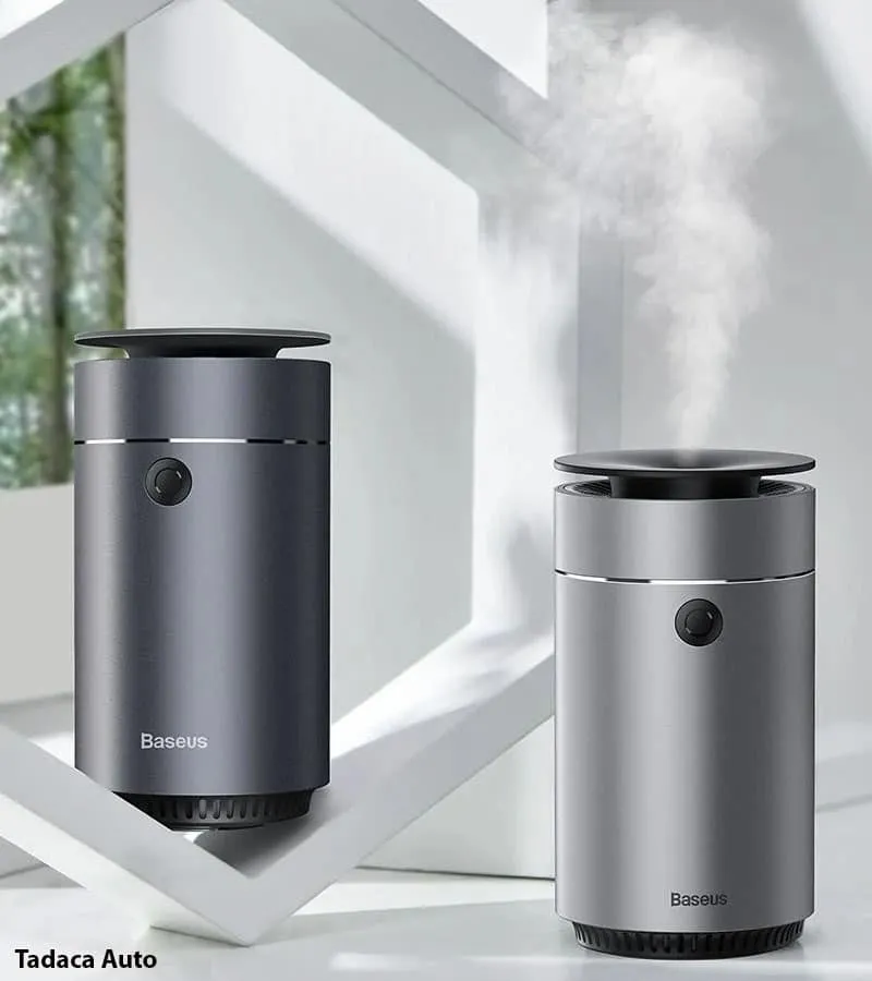Máy khuếch tán tinh dầu cho ô tô Baseus chính hãng đặt trong không gian nội thất hiện đại