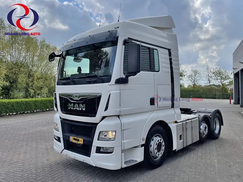 Xe đầu kéo MAN 2 cầu 6x4 chân rút tiết kiệm nhiên liệu