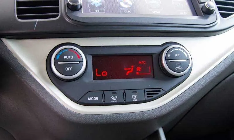 Ký hiệu điều hòa trên ô tô Kia Morning