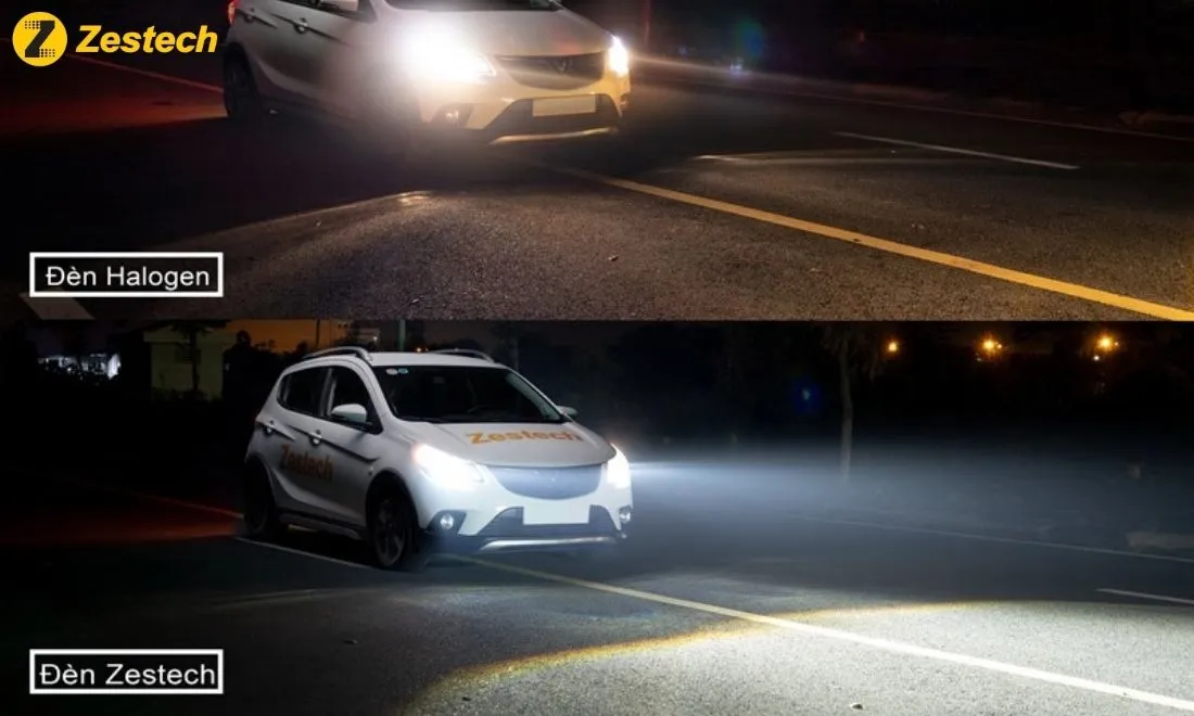 Kiểm tra ánh sáng đạt chuẩn đăng kiểm khi độ đèn laser cho ô tô