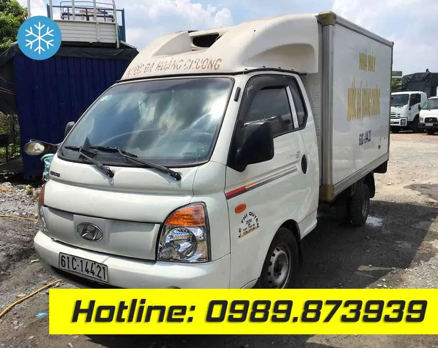 Xe tải đông lạnh 1 tấn cũ Porter đời 2010