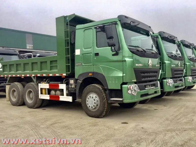 Bảng báo giá xe ben Howo 3 chân luôn cạnh tranh nhất thị trường