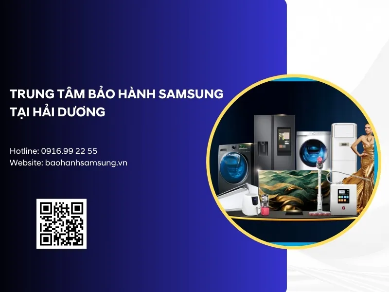 Kỹ thuật viên bảo hành Samsung đang kiểm tra bo mạch tủ lạnh tại nhà khách hàng ở Hải Dương