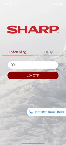 Ứng dụng eWarranty Sharp trên điện thoại