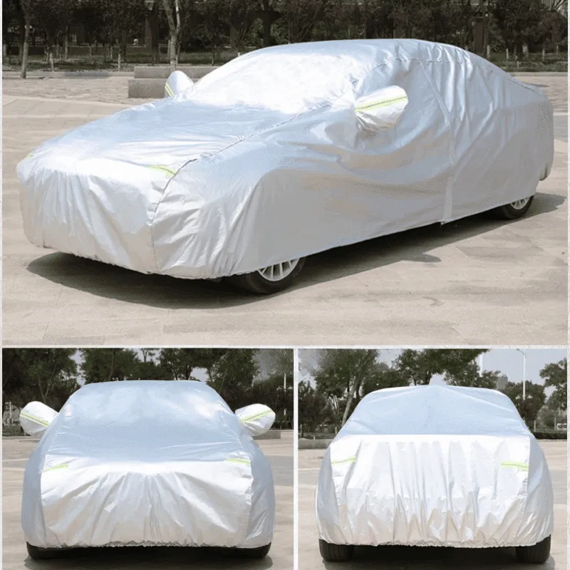 Bạt phủ ô tô vải dù Oxford 3 lớp có khả năng chống thấm nước tuyệt đối.