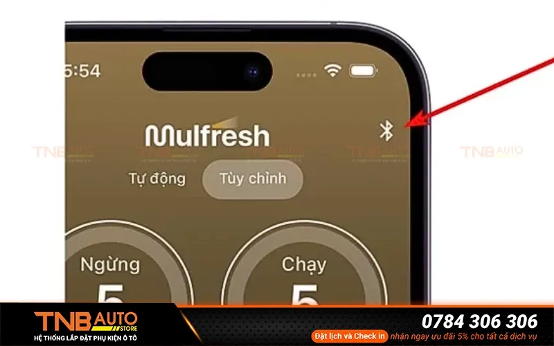 Danh sách thiết bị kết nối với bộ khuếch tán nước hoa ô tô