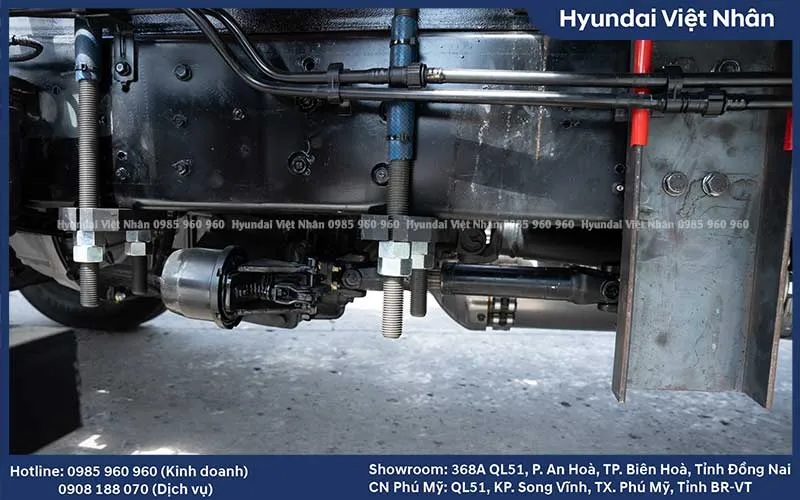 Hệ thống phanh khí xả và các chi tiết an toàn trên Hyundai N650L