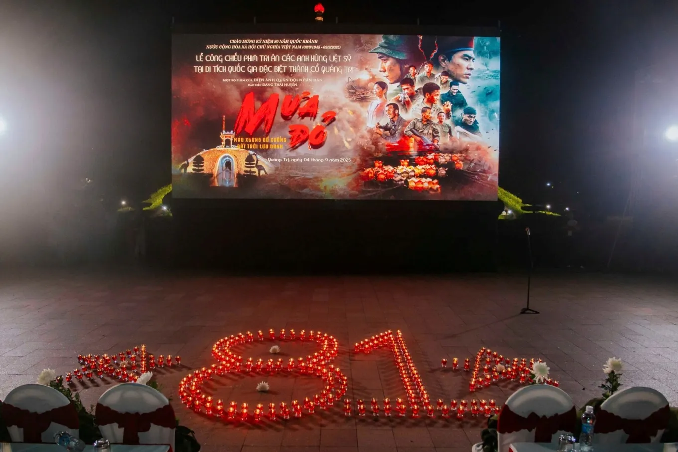 Chiếu phim tại Thành cổ Quảng Trị