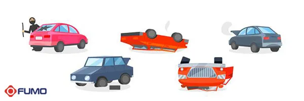 các tình huống mơ thấy xe ô tô bị lật