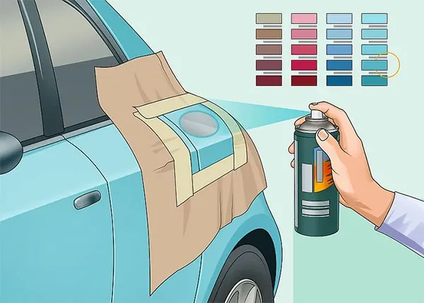 Sử dụng sơn chính phải đúng với mã sơn mà NSX xe đã sử dụng