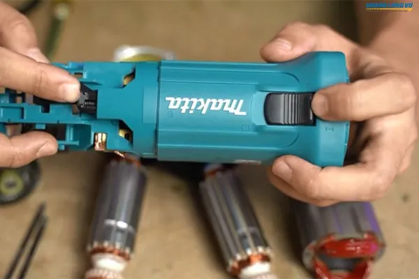 Cách thay công tắc máy mài góc bị hư