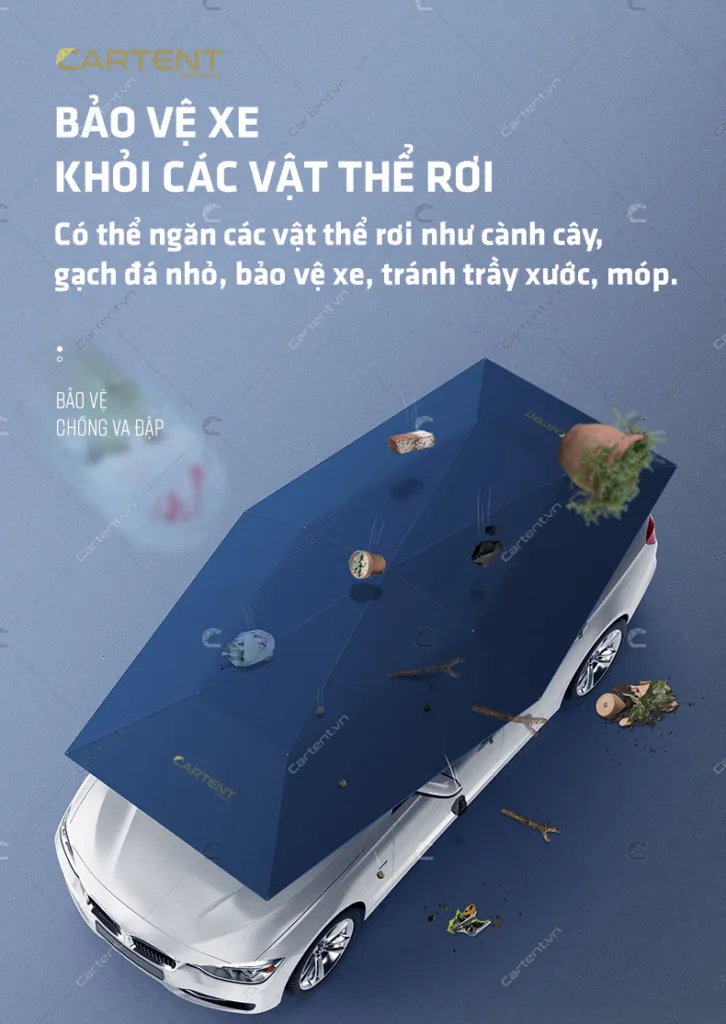 Bảo vệ xe tối ưu với giải pháp ô che ô tô thông minh