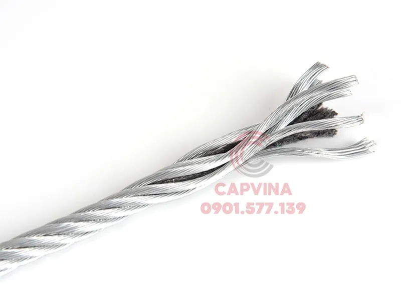 Sơ đồ chi tiết cấu tạo lõi và tao cáp nâng cao độ bền kéo