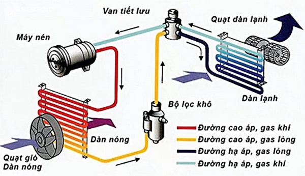 Dàn Lạnh Điều Hòa Ô Tô Và Những Lưu Ý Quan Trọng