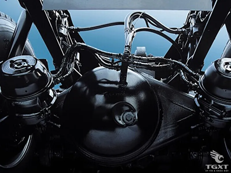 Hệ thống cầu sau xe tải 18 tấn đúc nguyên khối bền bỉ