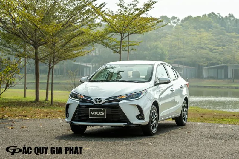 Chiều dài xe ô tô 5 chỗ Toyota Vios được tối ưu hóa cho mục đích di chuyển đô thị