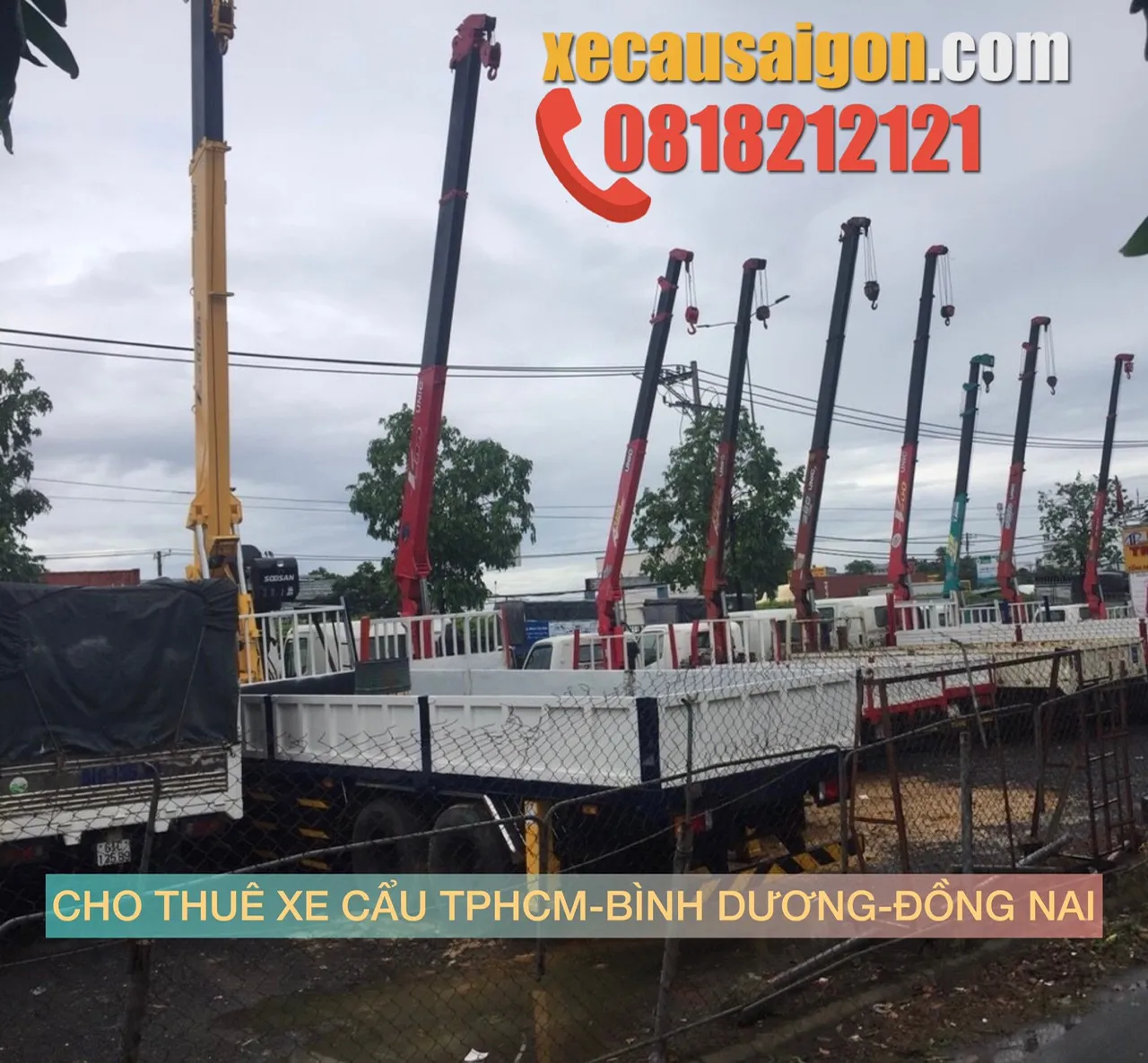 Xe cẩu thùng JAC vận chuyển hàng hóa tại quận 12