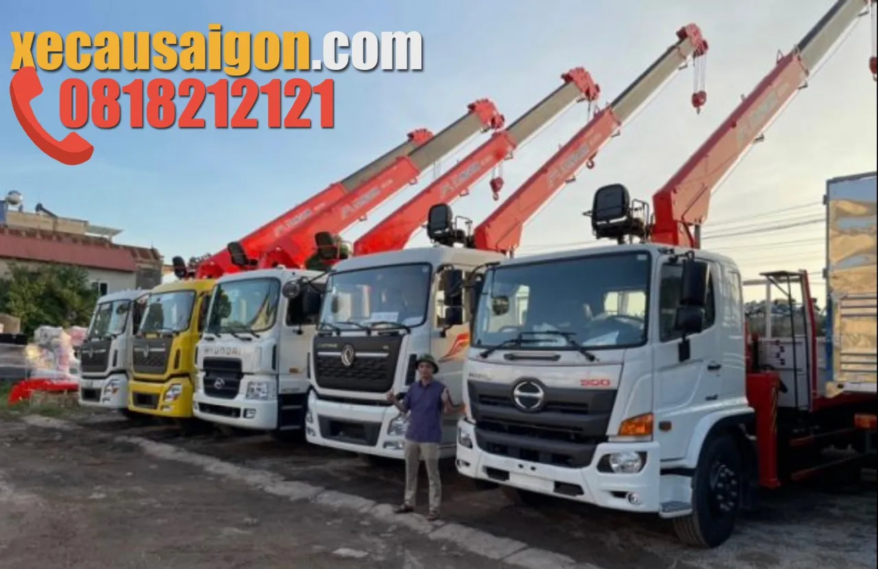 Quy trình cho thuê xe cẩu quận 12 minh bạch, tin cậy