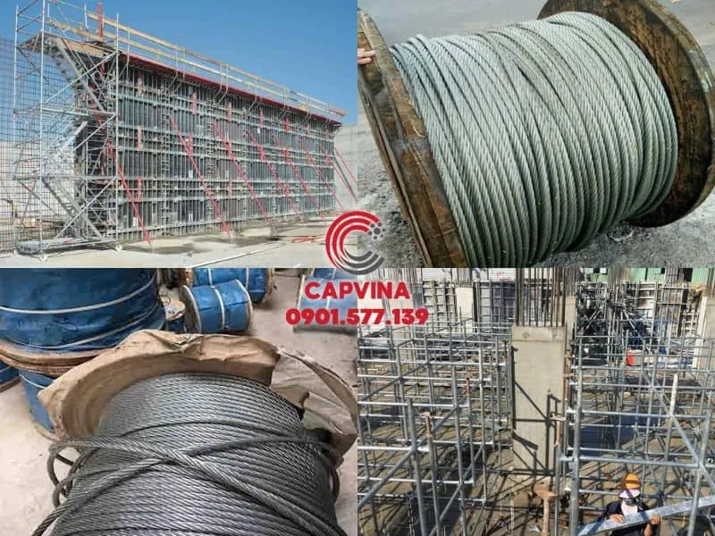 Cấu tạo đa dạng của cáp thép quyết định khả năng ứng dụng cho từng mục đích nâng hạ khác nhau