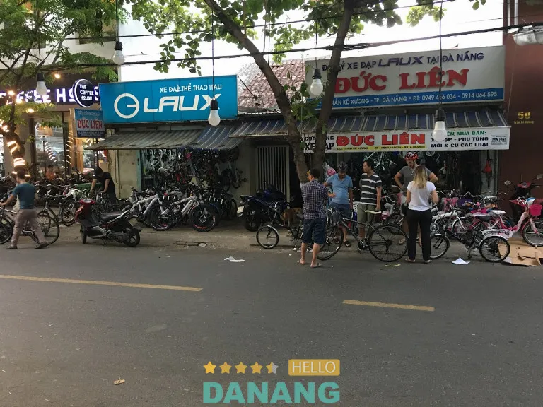 Cửa hàng xe đạp Đức Liên tại Đà Nẵng với hàng loạt mẫu xe thể thao đa dạng