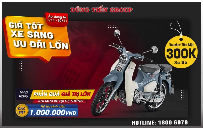 Khuyến Mại Super Cub 125 Tháng 11 2021