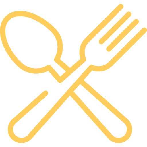 Biểu tượng dịch vụ ẩm thực vệ sinh