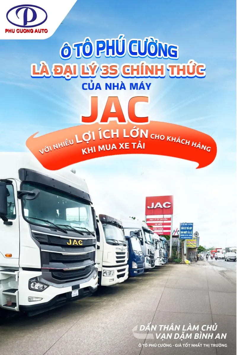 Đại lý chính hãng nhà máy JAC Việt Nam