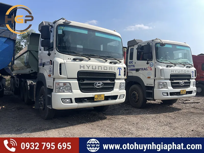 Đầu kéo cũ Hyundai HD1000 nhập khẩu chất lượng nguyên bản