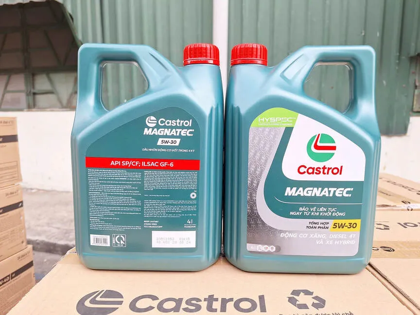 Dầu nhớt ô tô Castrol 5W30 Magnatec Professional chính hãng