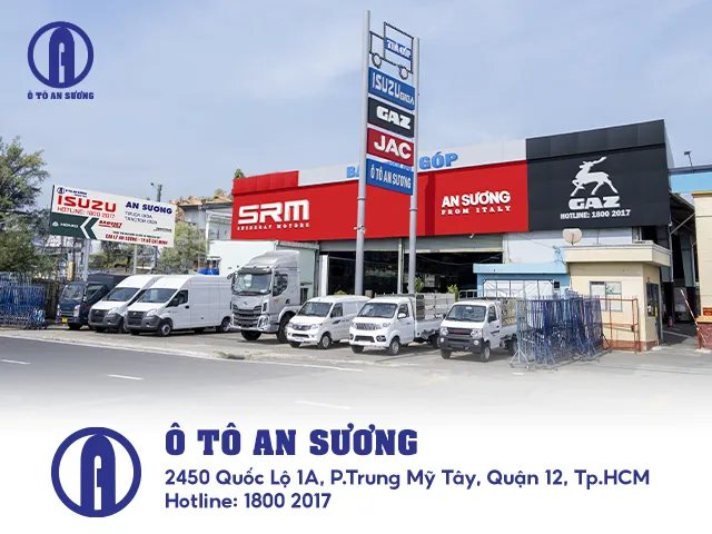 Ô Tô An Sương địa chỉ mua xe 1.5 tấn cũ chất lượng, uy tín