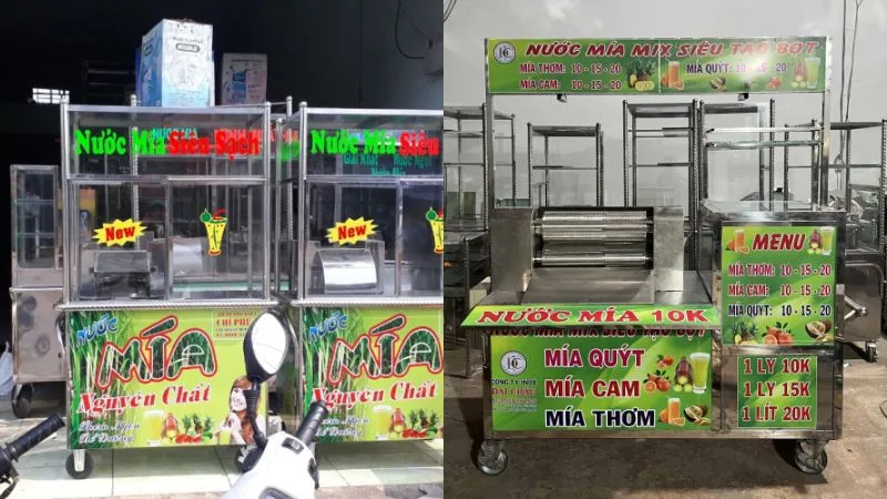 Xe nước mía cũ các loại