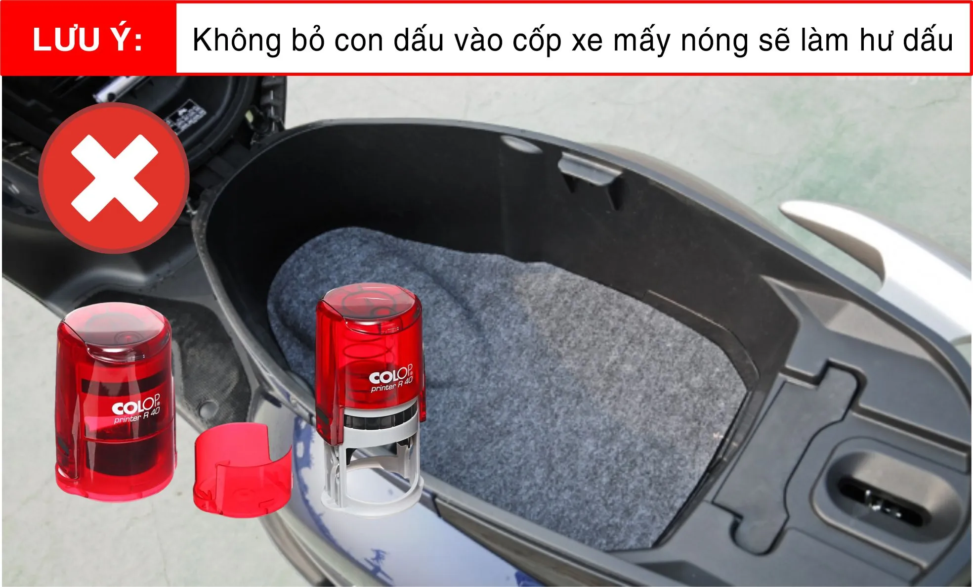 Nhân viên kỹ thuật thực hiện kiểm tra bộ phận truyền động của con dấu lật