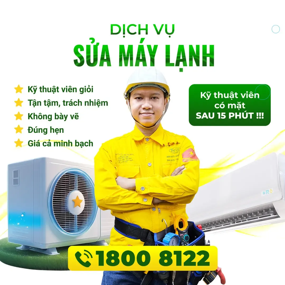 Dịch vụ sửa máy lạnh chuyên nghiệp tại nhà