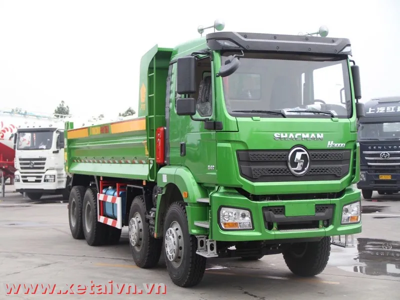 Khối động cơ Weichai 400 mã lực mạnh mẽ trên xe ben Shacman