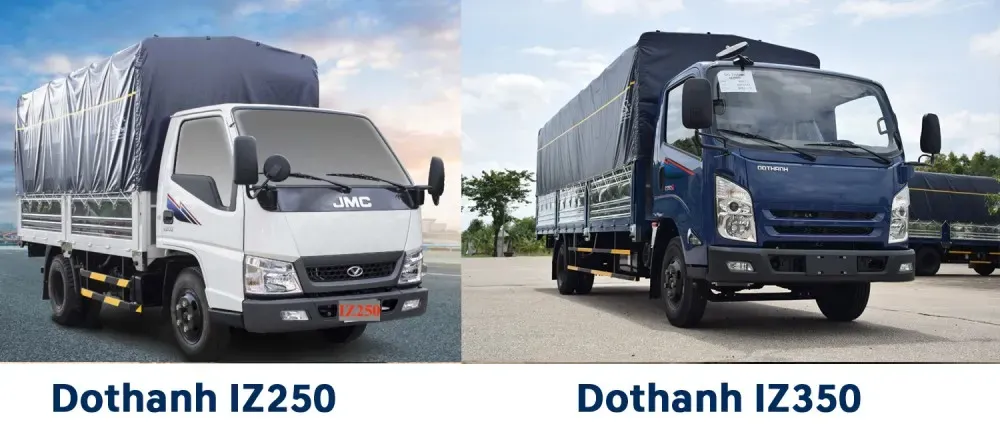 Xe tải Dothanh IZ250 và IZ350 tại nhà máy