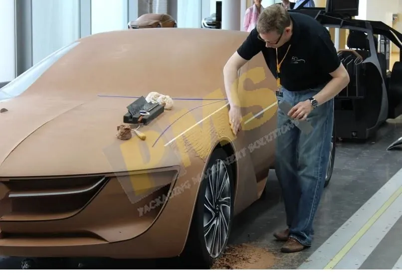 Dựa trên hình ảnh 3D làm mô hình đất sét