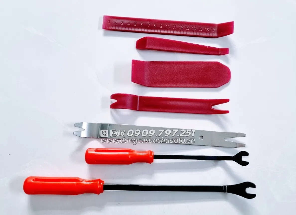 Bộ dụng cụ sửa xe ô tô 7 chi tiết chuyên tháo nội thất