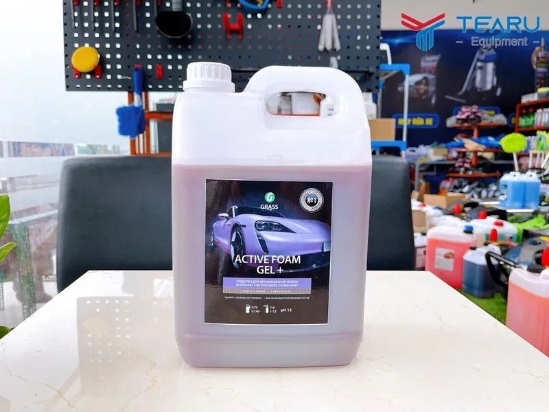 Dung dịch rửa xe không chạm Active Foam GEL + 5 lít cho xe tải nặng